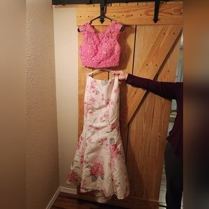 Floral prom dress